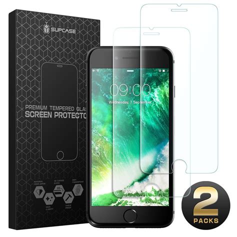 Iphone 7 Screen Protector, SUPCASE iPhone 8 Screen Protector, Premium HD Tempered Glass Screen ...