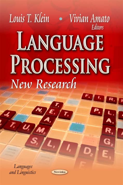 Language Processing: New Research – Nova Science Publishers