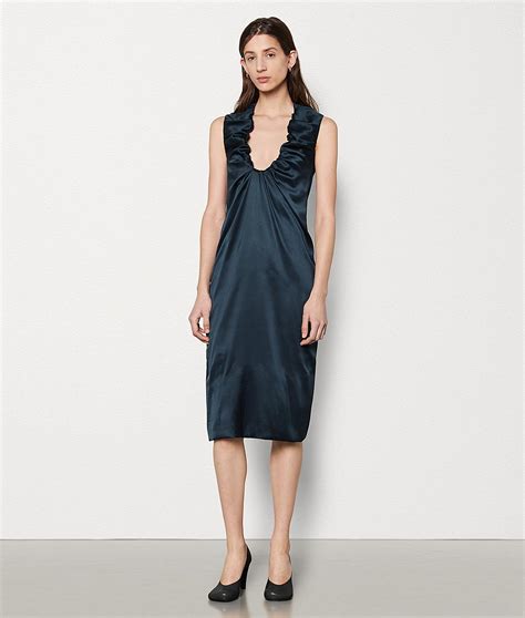 Bottega Veneta Dress in Blue - Lyst