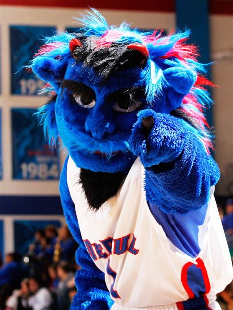 DIBS, DePaul Blue Demons mascot. | College Mascots: Big East Conference | Pinterest | Blue and ...