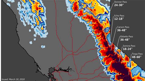 NOAA: Atmospheric River To Hit California This Week | Up to 5-FEET of Snow Forecast - SnowBrains