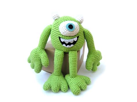 Mike Wazowski from Monsters University, free crochet pattern | FreshStitches