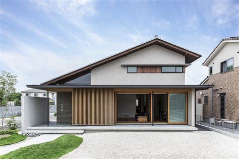 Beautiful Modern House With Oblique Roof, High Ceiling. Decorated In Muji Style - Minimal Home ...