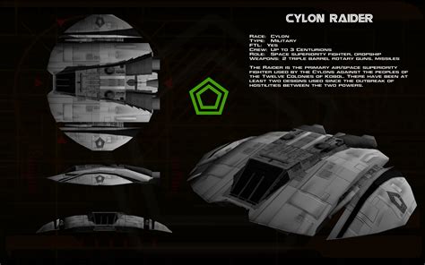 Cylon Raider Mk I ortho by unusualsuspex on DeviantArt