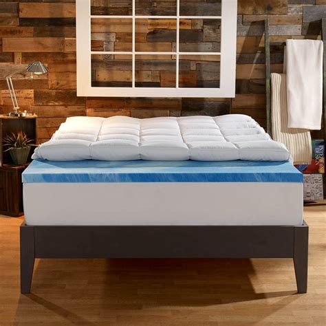 Sleep Innovations 4-Inch Dual Layer Mattress Topper