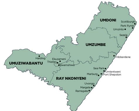 Ugu District Municipality (DC21) - Mufti of Kwazulu Nataal Province