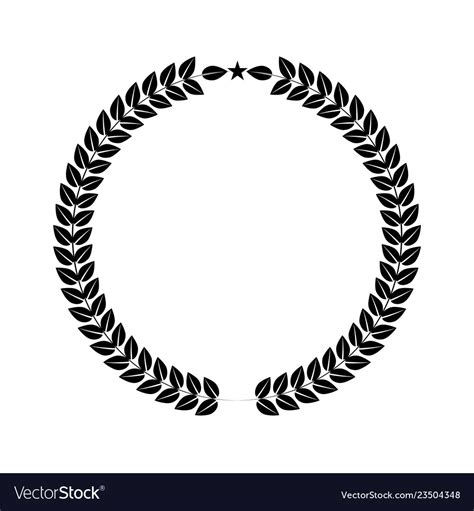 Laurel wreath for your logo or symbol design flat Vector Image