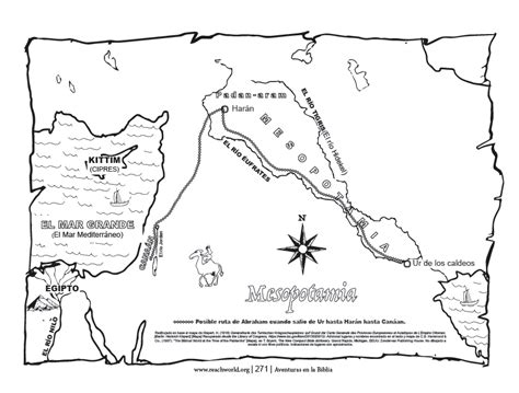 Mapa de Mesopotamia