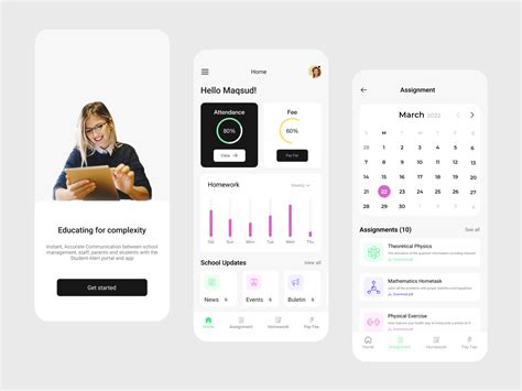 School Management App (School Alert) by Azizul Haque on Dribbble