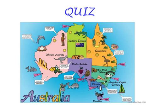 Quiz Australia general readin…: English ESL powerpoints