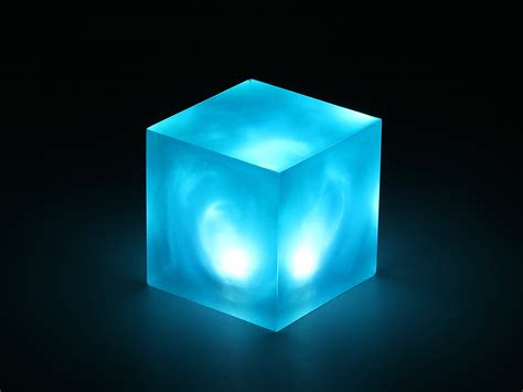 Cubo cósmico Tesseract Cube con LED Infinity Stone Space Stone | Etsy