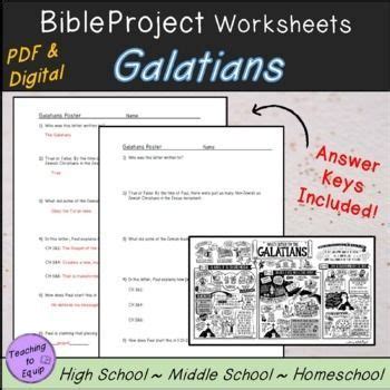 This Overview of the book of Galatians will help students understand the big story of the books ...