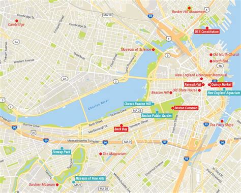 Boston Map Tourist Attractions Toursmaps Com - vrogue.co