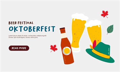 Oktoberfest horizontal banner vector design 36010091 Vector Art at Vecteezy