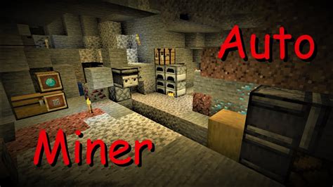 Minecraft 1.14 {tutorial} -Automatic Miner Part 1 (The AutoMiner)- - YouTube