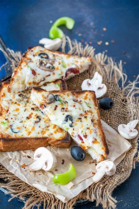 Pizza Lava Toast Recipe (Tiktok Viral) - Whiskaffair