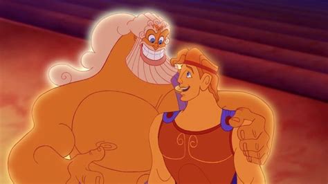 Hercules and his father, Zeus. | Disney, Disney hercules, Disney collage