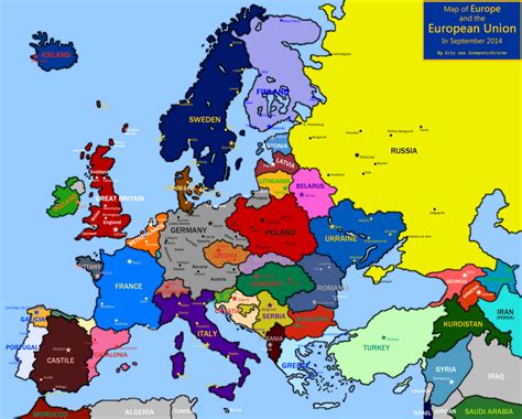 Map of Europe 2014 (IM, Outdated) by EricVonSchweetz on DeviantArt