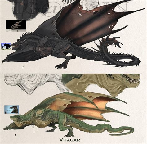 Vhagar vs Balerion vs Smaug Size : r/HouseOfTheDragon