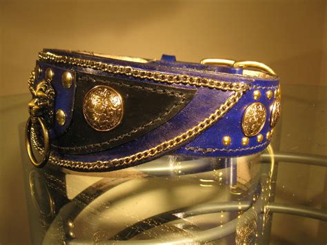 Roman Collar. $158.00, via Etsy. | Luxury dog collars, Studded leather ...