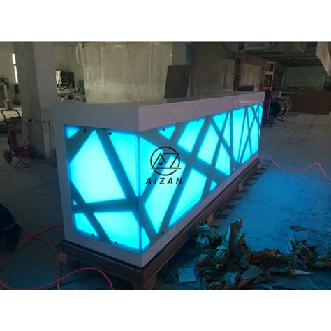 Luxury led nightclub bar counter wine bar counter custom design