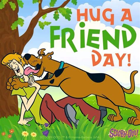 Hug a friend day | Scooby doo images, Scooby doo pictures, Scooby