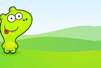 Green Monster Cartoon Character [Monsters]