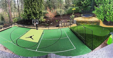 Backyard Basketball Courts - Outdoor Residential | AllSport America