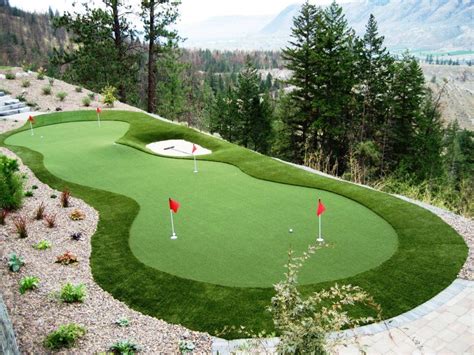 Golf & Putting Green Installations | Backyard putting green, Outdoor putting green, Golf putting ...