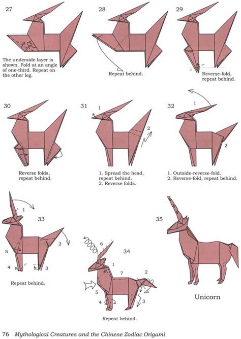 how to fold an origami unicorn! | DIY | Pinterest | Tibet, Welsh and Birds