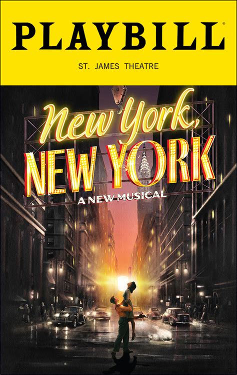 New York, New York (Broadway, St. James Theatre, 2023) | Playbill