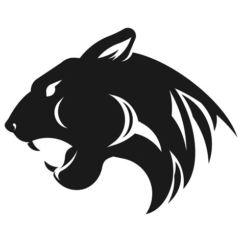 Vector for free use: Panther head vector