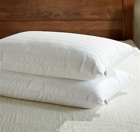 Downluxe Goose Feather Down Pillows Set of 2 Queen 100% Cotton Premium Sleeping #downluxe | Best ...