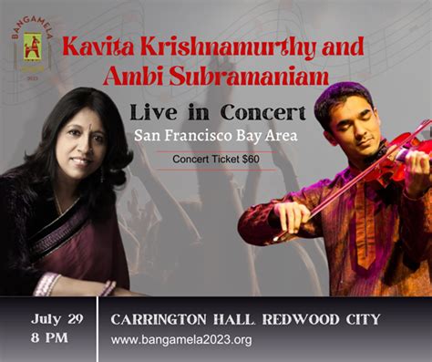 Kavita Krishnamurthy Live in Concert with Ambi Subramaniam