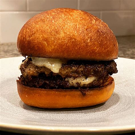 Double Cheeseburger on Homemade Bun : r/FoodPorn