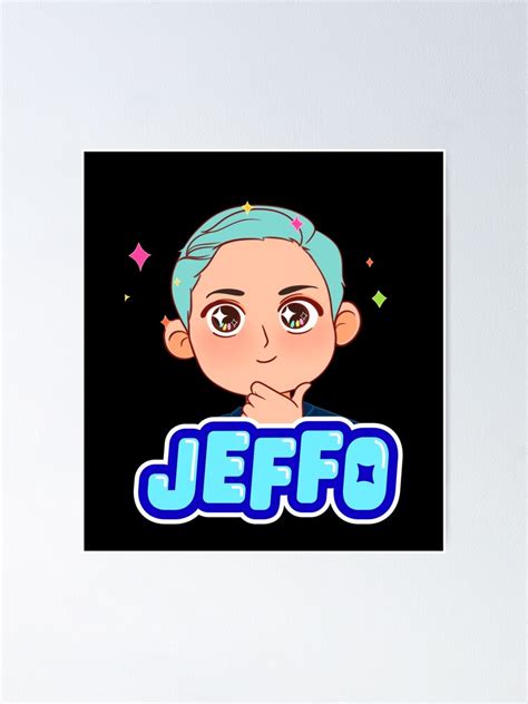 " jeffo youtuber roblox " Poster for Sale by BERDOFRENZY | Redbubble