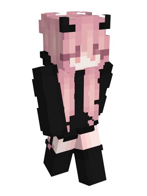 Skin de Minecraft | Pink Hair Girl | Minecraft girl skins, Minecraft ...