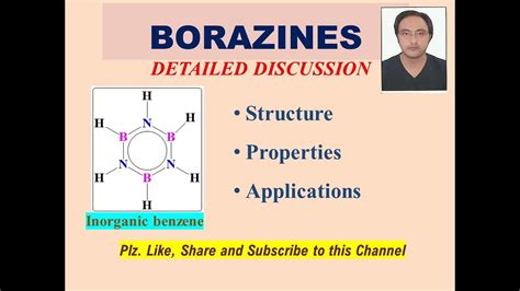 BORAZINE (Inorganic Benzene):Structure, Properties and Applications #msc #bsc # ...