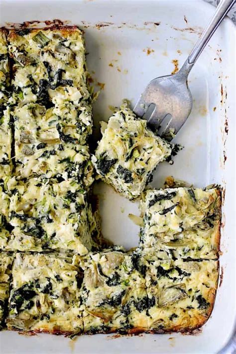 Spinach Artichoke Squares - Easy Appetizer Recipe!