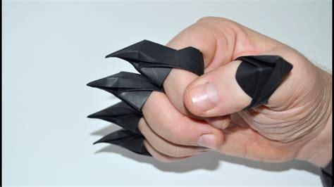 How to make a paper Cat's Claws - YouTube