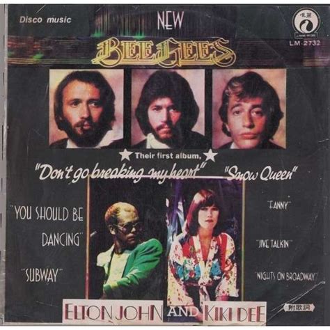 Their first album by Elton John & Kiki Dee & The Bee Gees, LP with ...