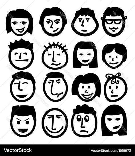 Face icon Royalty Free Vector Image - VectorStock