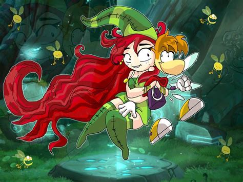 Betilla and Rayman Wallpaper by https://www.deviantart.com/pridark on ...