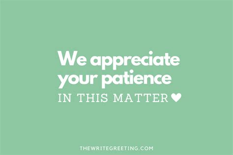 50+ Ways to Say Thank You For Your Patience - The Write Greeting