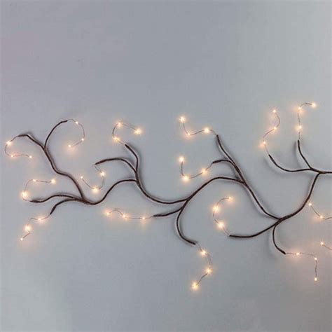 Gerson 44420 - 6FT Matte Brown Indoor/Outdoor Lighted Garland Battery Operated Lighted Garland ...