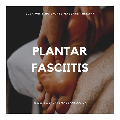 Plantar Fasciitis - Elbow Sports Massage