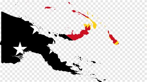 Flag of Papua New Guinea Map, papua new guinea, white, flag png | PNGEgg