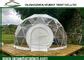 Transparent 6m Geodesic Dome Tent Greenhouse With PVC Windows