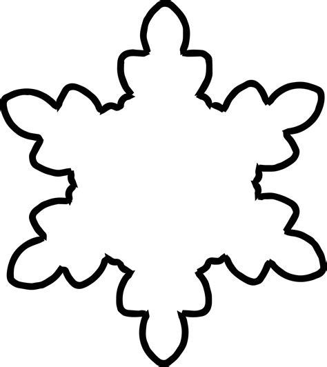 Snowflake Coloring Page | Free download on ClipArtMag