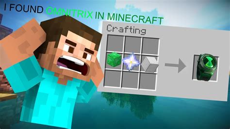 I FOUND SCREAT RECIPE , To craft BEN 10 Omnitrix in MINECRAFT , OMG - YouTube